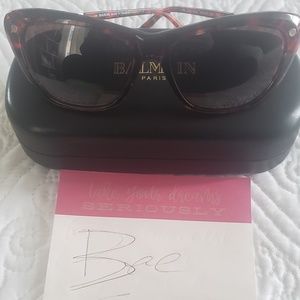 Balmain Red Tortoise Sunglasses
